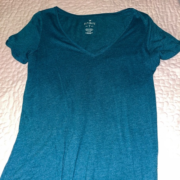 American Eagle Teal T Shirt Size L - Picture 1 of 2
